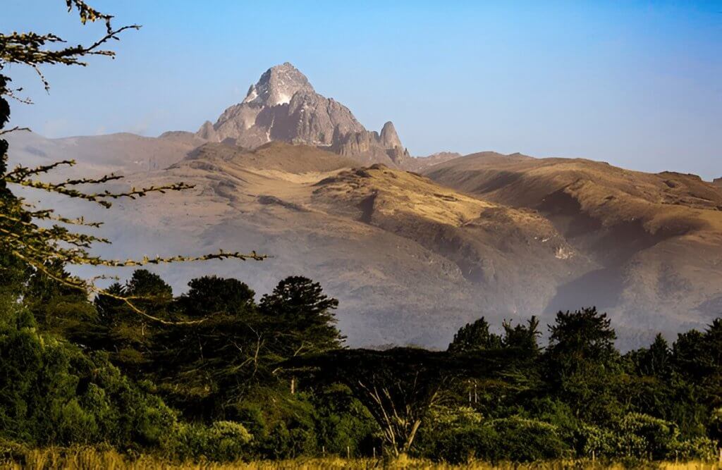 Mount Kenya national park views