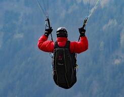 Paragliding at Solang Valley, Manali