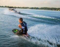 Knee-boarding At Cherai Beach Kerala