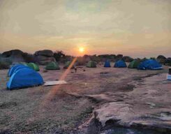 Bouldering and Camping In Hampi