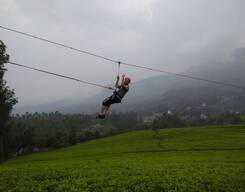 Dual Zipline In Suryanelli Munnar