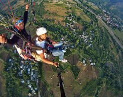 Paragliding at Srinagar