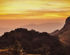 Sunset drive to Kabbe Hills