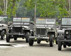 Colombo Private Sightseeing Tour in World War II Jeep