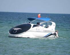 Dolphin Glass Bottom Boat Ride At Elephanta Beach