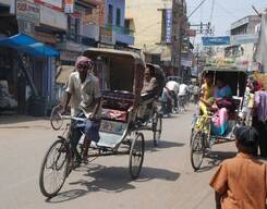 Varanasi on a Pedal Rickshaw