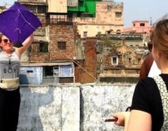 Kite Flying Session With Local Champion