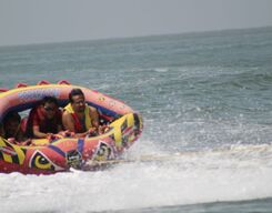 Bumper Ride at Dona Paula Beach, Goa