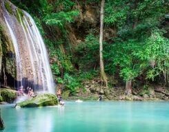 Erawan National Park and Safari Park Tour from Bangkok