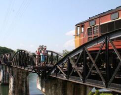 River Kwai Bridge, Erawan National Park and Floating Market Tour