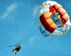 Parasailing at Elephant Beach