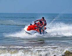 Jet Ski Ride at Candolim Beach