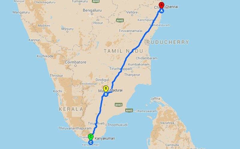 one day road trip from chennai