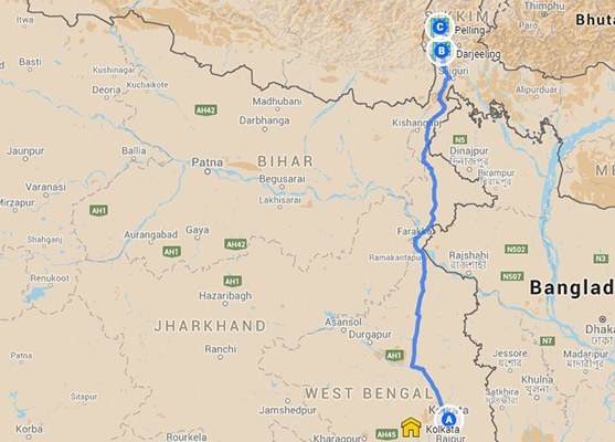Road Trips to do from Kolkata - Pelling