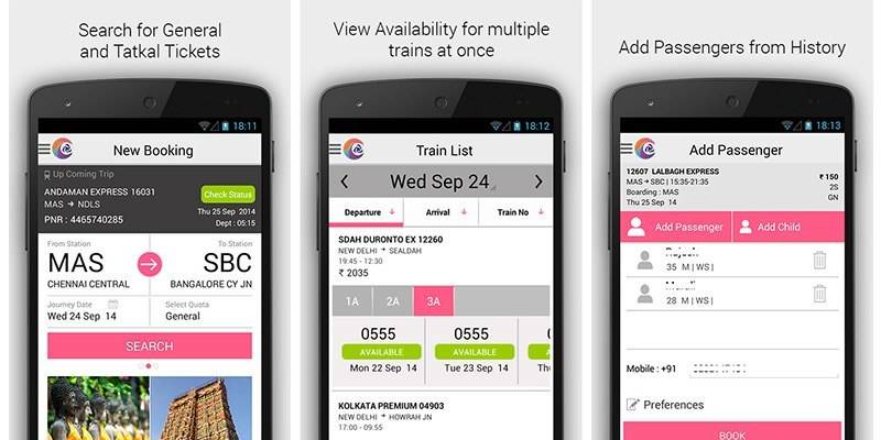 Must-Have Travel Apps For India - IRCTC